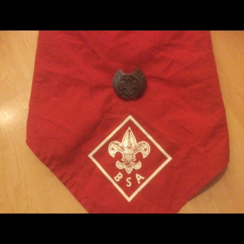 Boy Scout BSA Scarf Neckerchief and Slide